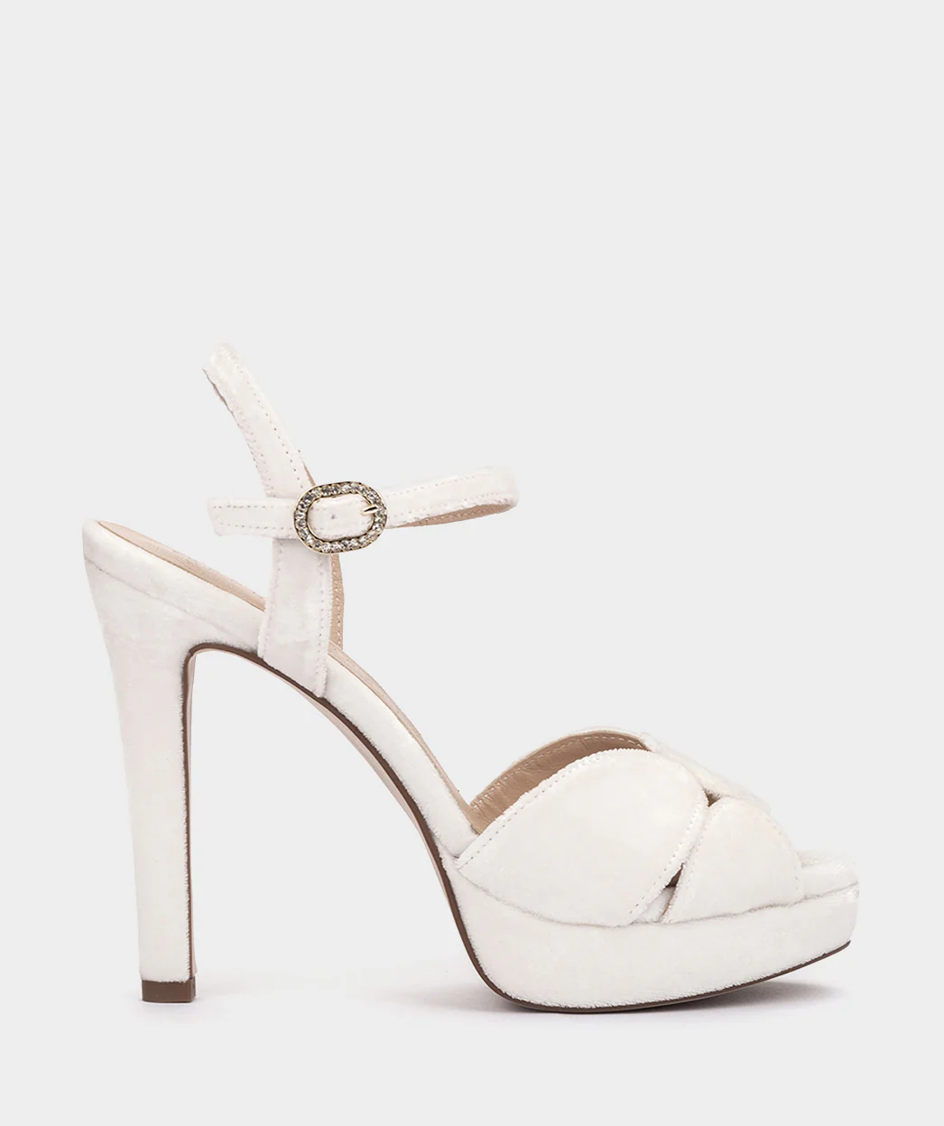 SANDALIAS DE TACÓN CON PLATAFORMA